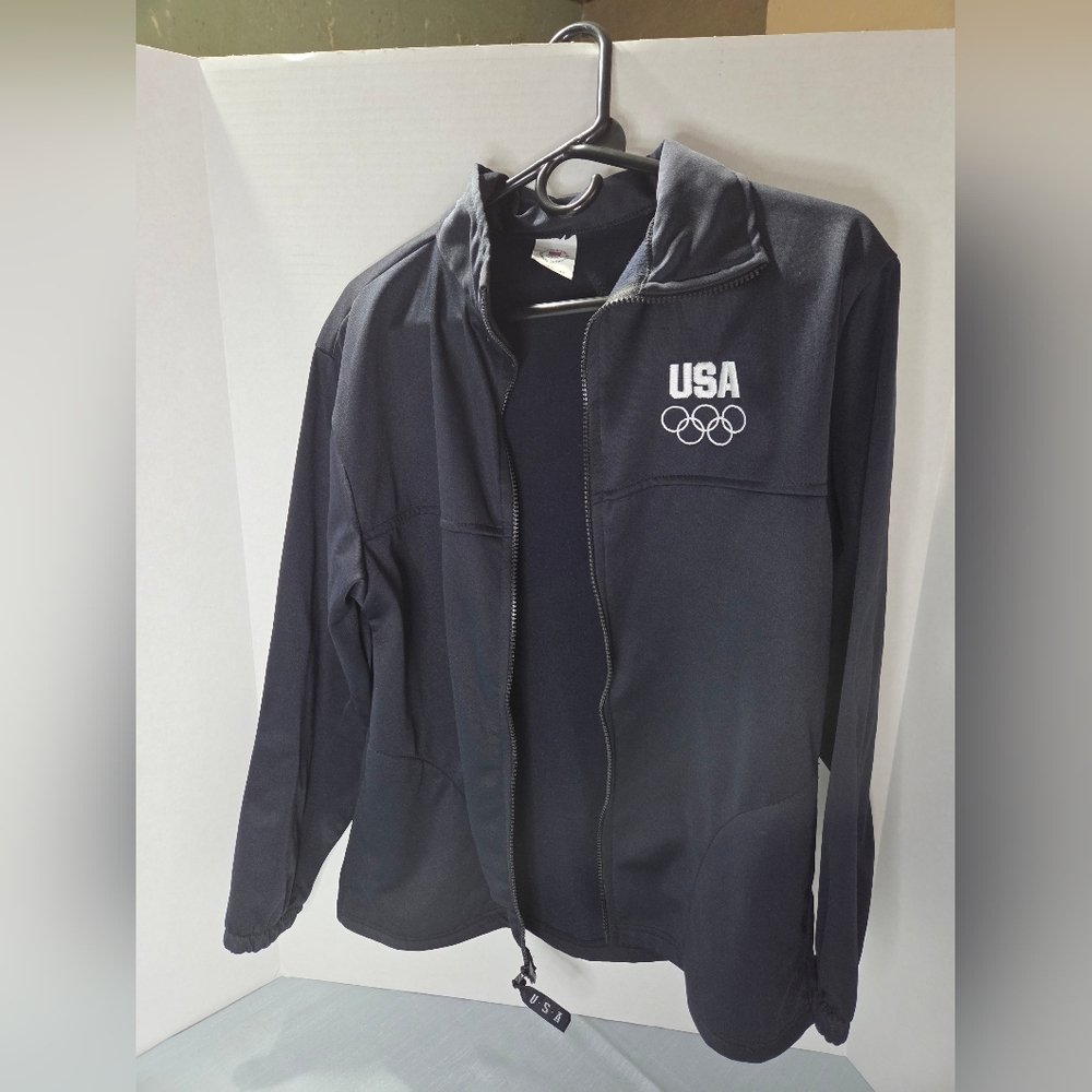 USA Olympic Black Jacket